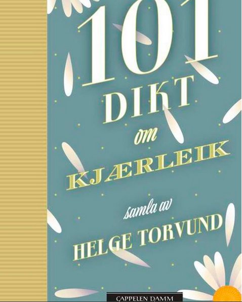 Eg har fått løyve til gjendikta og publisera nokre av dei kjærleiksdikta som eg har hatt eit sterkt forhold til i årevis. Å vera antologiredaktør er ein stor jobb som har sine fordelar.