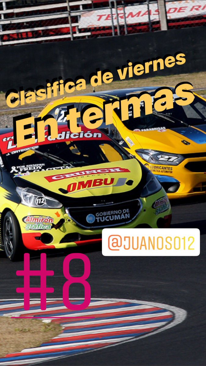 Podría haber sido mejor, pero mañana vamos para adelante <a href="/prensatn/">TN</a> <a href="/autodromotermas/">Termas de Río Hondo Circuit World</a>  <a href="/LaGacetaTucuman/">La Gaceta de Tucumán</a>