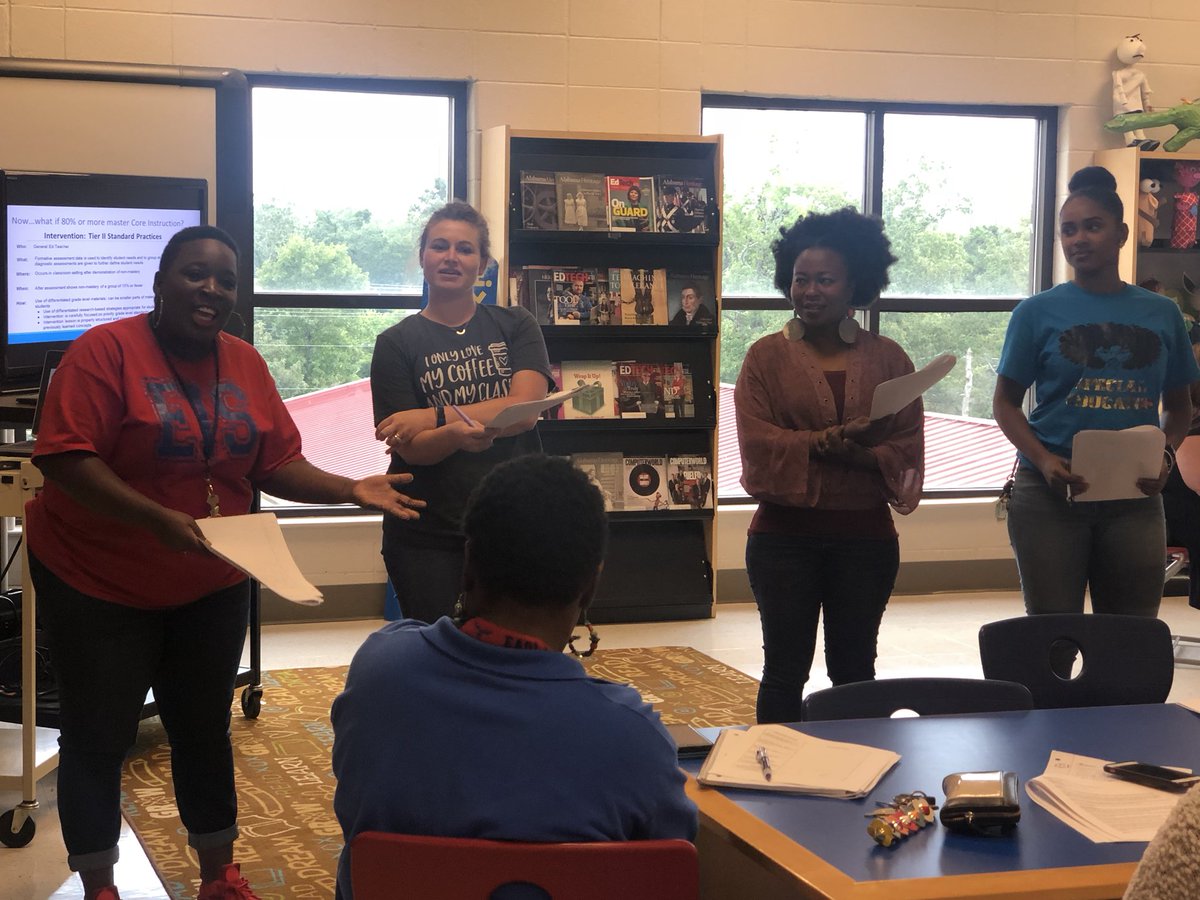 sabrinabwilks's tweet image. It’s 3:00 somewhere and these @EISSOARSHIGH Ts are STILL engaged in how to best help their Ss! #rti #tieredinstruction #bestpractice @JEFCOED
