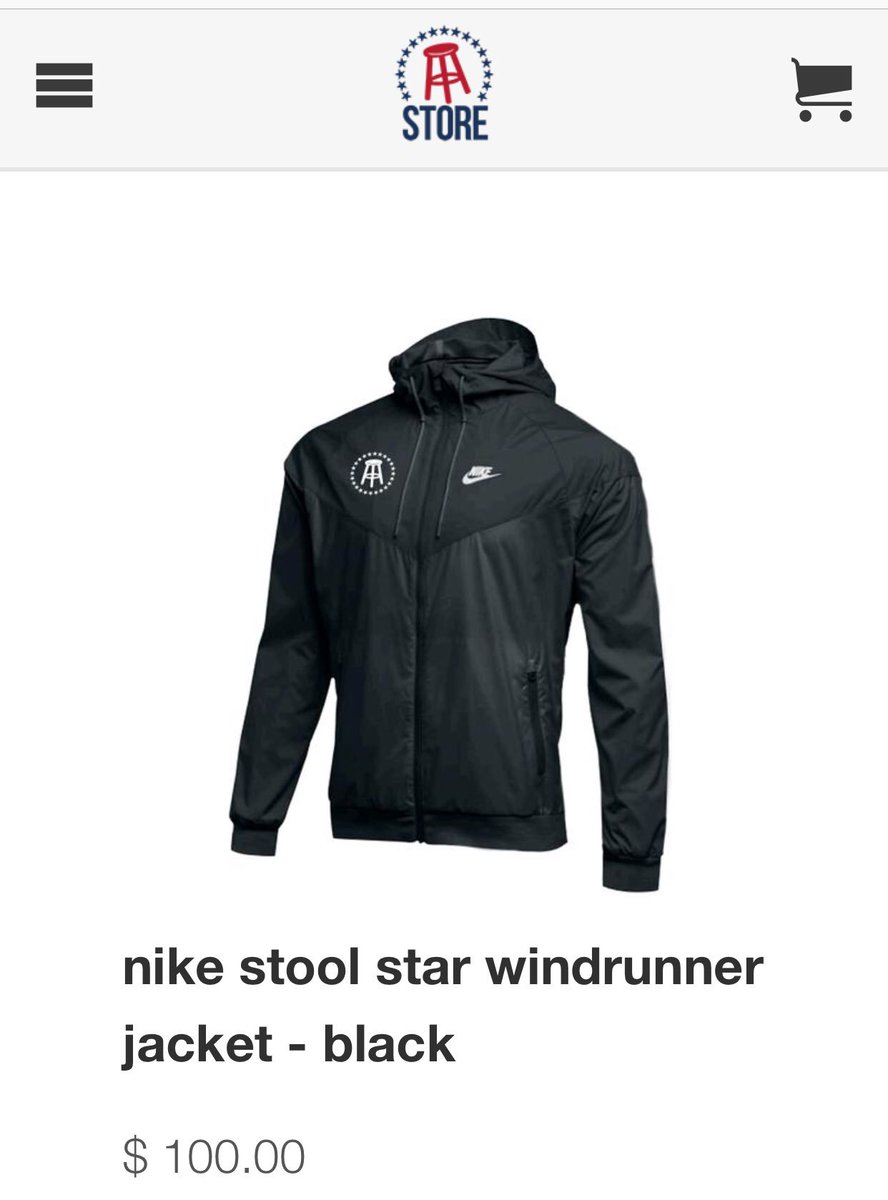 nike barstool windbreaker