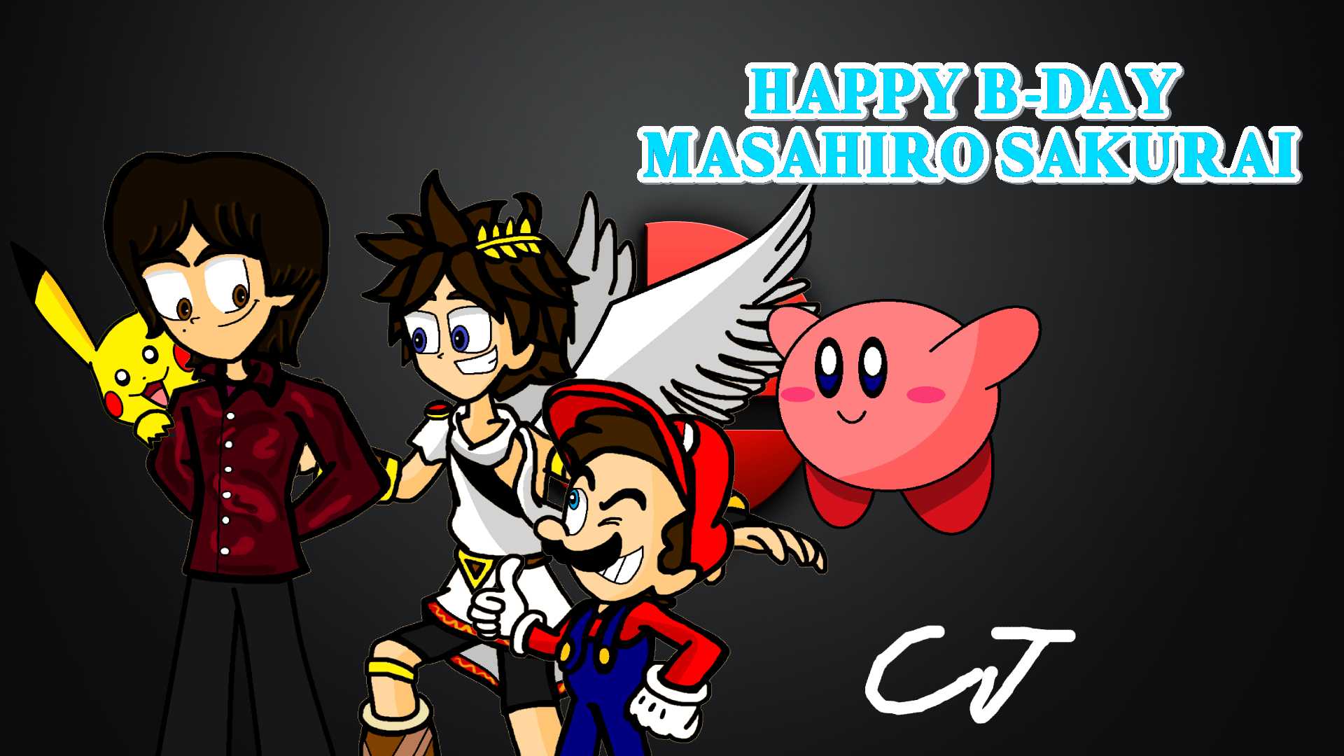 Happy Birthday to Masahiro Sakurai.   