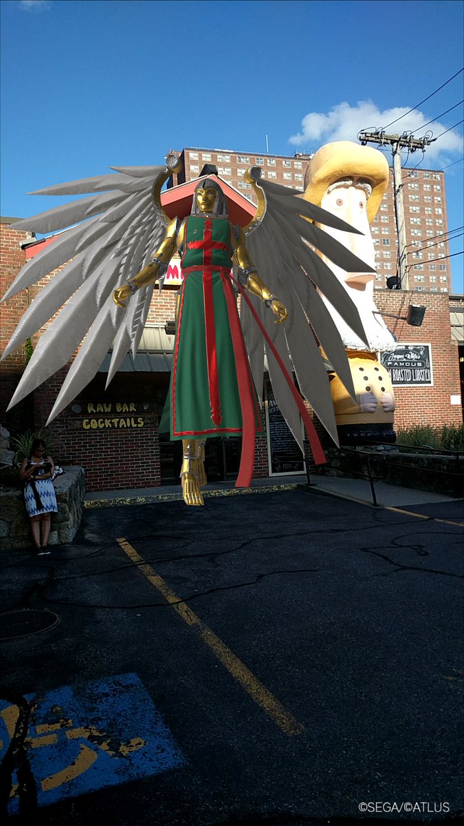 PSobus's tweet photo. Out to dinner and ran into some interesting characters #setanta #sandalphon #dx2 https://t.co/jp6UhwecUx