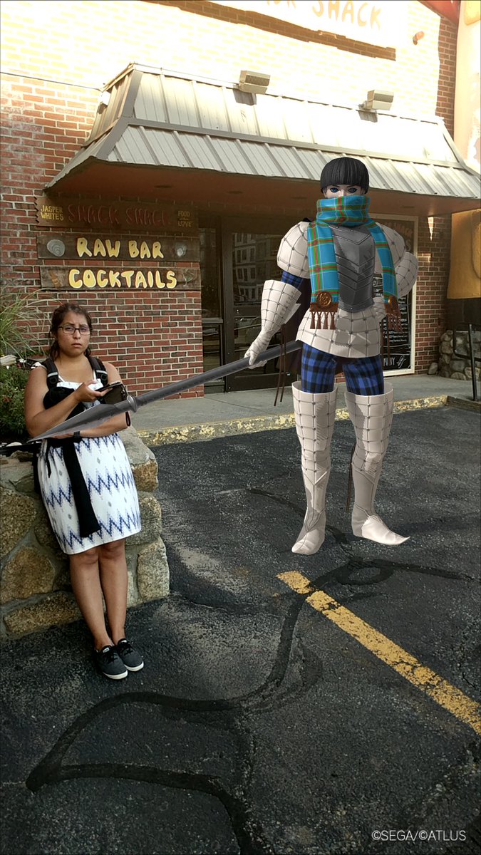 PSobus's tweet photo. Out to dinner and ran into some interesting characters #setanta #sandalphon #dx2 https://t.co/jp6UhwecUx