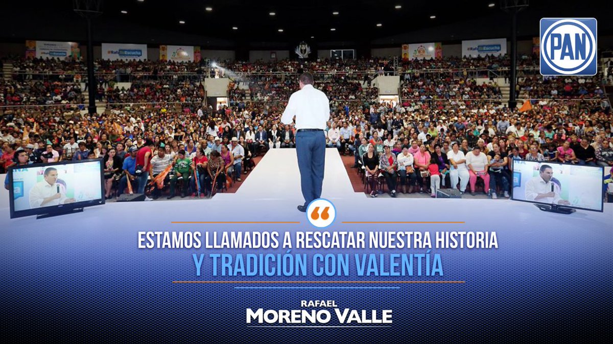 RafaMorenoValle's tweet photo. .@AccionNacional es el mejor partido de México. Juntos vamos a recuperar su grandeza y fortaleza. https://t.co/zL15mLOmfO