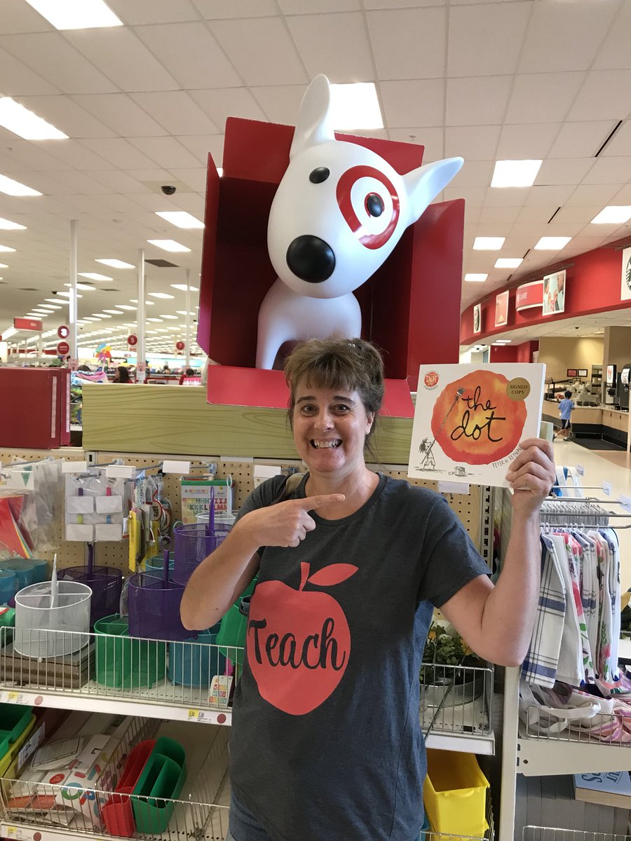 2GradeStories's tweet photo. @peterhreynolds @Target @peterhreynolds I found the #goldenticket @Target for my first graders! #TargetDot #kidlit https://t.co/WHOzqb5FLJ