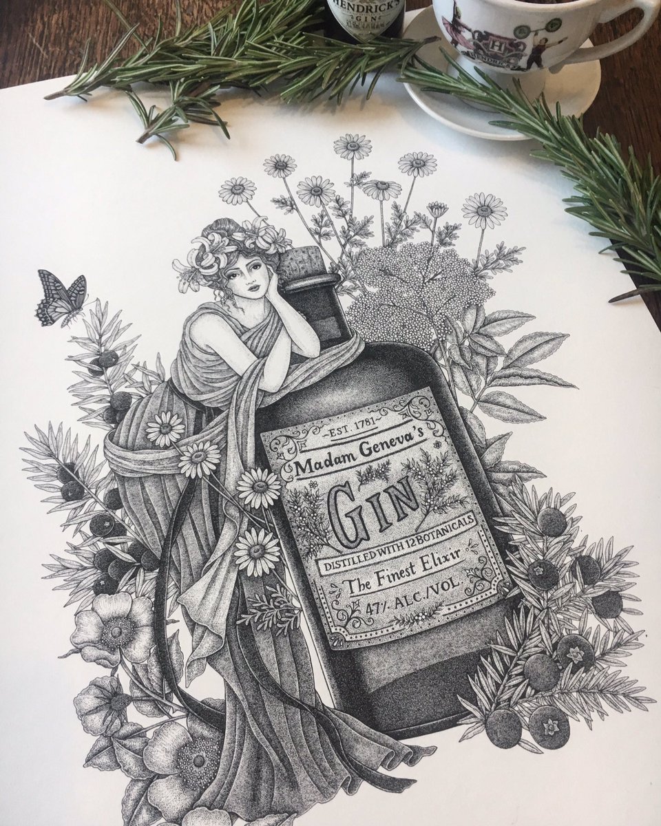 MerseyEtsyTeam's tweet photo. It's the weekend! What'll your tipple of choice be? Gin? A craft beer? Tea? #weekendvibes #gin #ginlover Fabulous artwork by @rheannon_ormond https://t.co/UGDy6V17pm https://t.co/bnbihPSw63