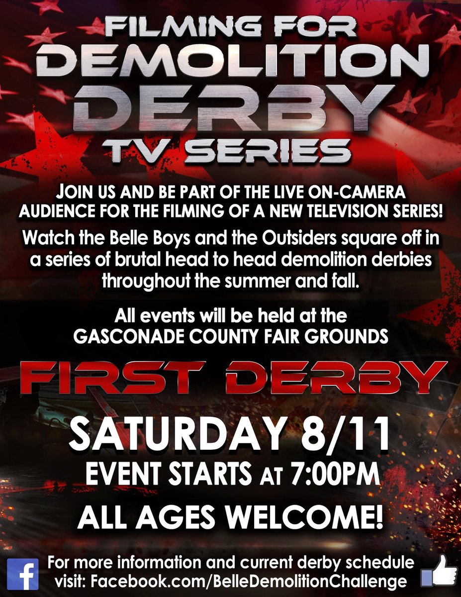 BelleDemolition's tweet photo. Who's ready for some Demolition Mayhem?! #DemolitionDerby 

🚘🚗🏎️🚙🚖 https://t.co/Kmd4RasavU