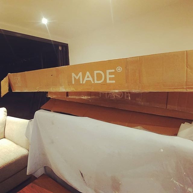 Excited to be unboxing our new table and benches from <a href="/madedotcom/">MADE.com</a> #style #conservatory #houserefurb ift.tt/2vhwOuT