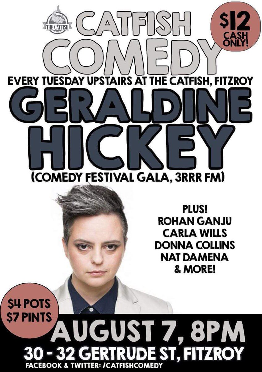 WhySoFew's tweet photo. 5 Named Spots - 3 Women 👍 #DiversityIsPossible #Melbourne #Comedy #WhereAreTheWomen #AustralianComedy #LoveThisLineup https://t.co/bmYfjMxa06