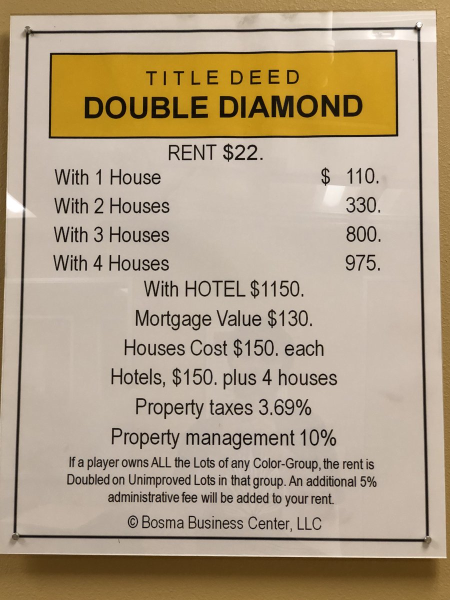 cosmicfam's tweet photo. Big shoutout and thank you to @Rianadurrett1, executive director the @nvdispense for the informative class on packaging, marketing &amp; advertising at @bosmacenter! Loved this nod to Monopoly hanging in the classroom 🤠 #NevadaMMJ #WildWest #Cannapreneur https://t.co/5Smt3RI950