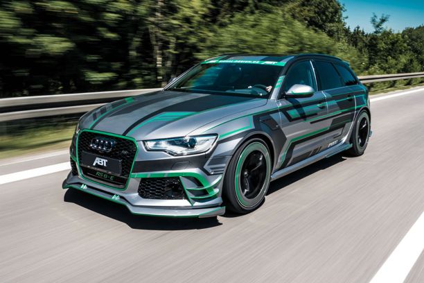 southgateAudi's tweet photo. This is a 1,003bhp Audi RS6 Avant hybrid
Abt’s prototype has Veyron-beating power. The planet-friendly way to scare your dog. https://t.co/W3UHCnkek3