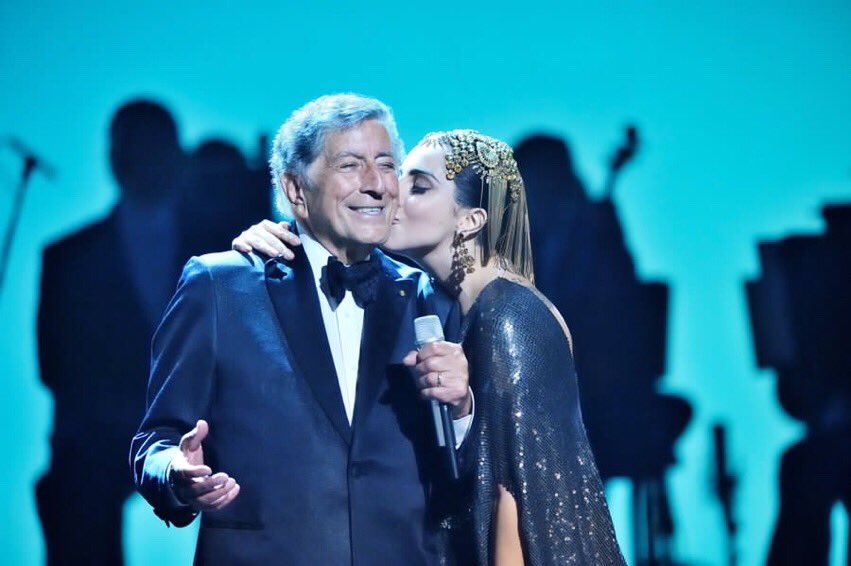 ladygaga's tweet photo. Happy Birthday, now 92! To my dear friend and partner in musical life the legendary @itstonybennett I love you so much and am so grateful for the friendship we share. Can’t wait to sing together again. May today bring you happiness and joy from all the love the world has for you. https://t.co/W6GUlMfVFQ