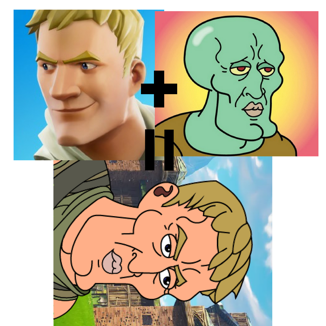 ADVANCEDgg's tweet image. Hats off to "u/RedFlaim207" for conjuring up Jonesy + Squidward 🤣