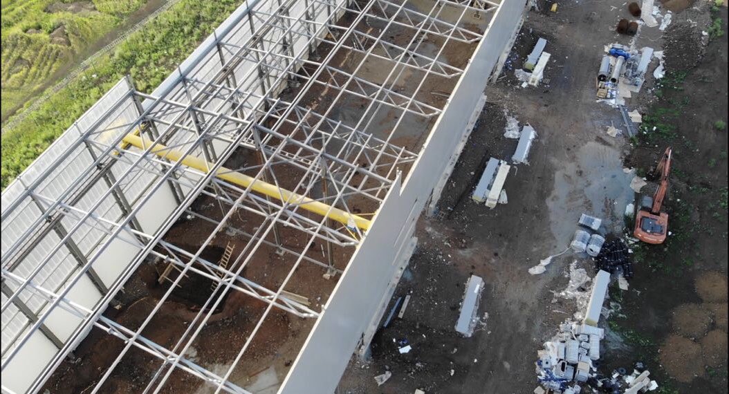 ZrCoin's tweet photo. Factory #ZrCoin. Before installing the roof decided to make panoramic photos to visualize the scale. For the history ... https://t.co/kSykwZZd8l