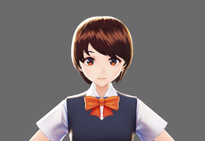 ベータ版のVroidで髪だけ作ってみました。髪のハイライトの位置が弄れて面白いです。あと、まだ少ししかさわっていないのでレイヤーの入れ替えがよく分からなかったです。 #VRoid 