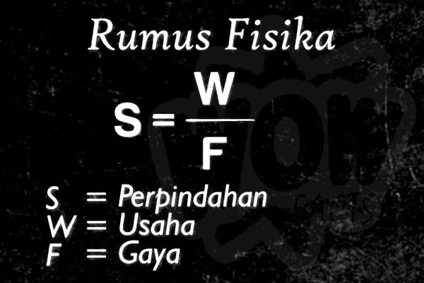 Rumus usaha fisika