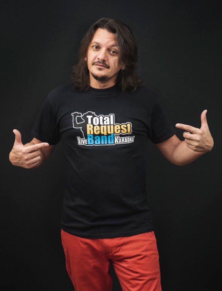 TotalRequestLBK's tweet photo. Our awesome new logo T-Shirts! You can catch us in our new swag at Long Beach BBQ festival Aug 17 &amp;18 #karaoke #music #LongBeach #bbq https://t.co/rt5leKgbg9