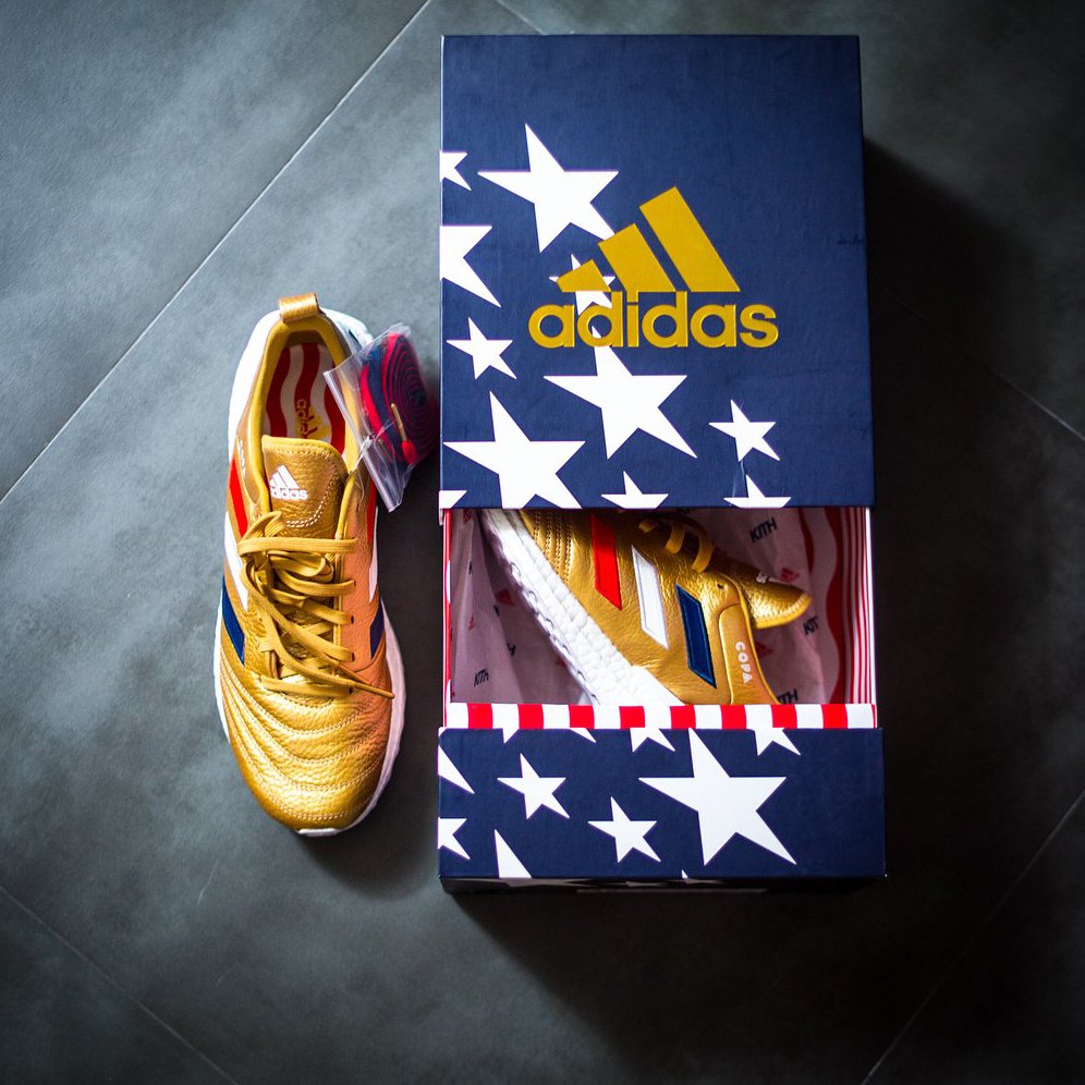 kith copa ultra boost gold