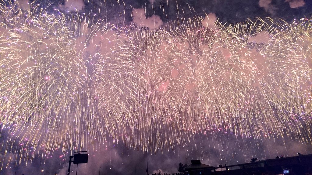 4年ぶりの地元花火はさらに進化していました。キレイなのは多くあったけど、カッコいいのは開催直後の一枚目だった 