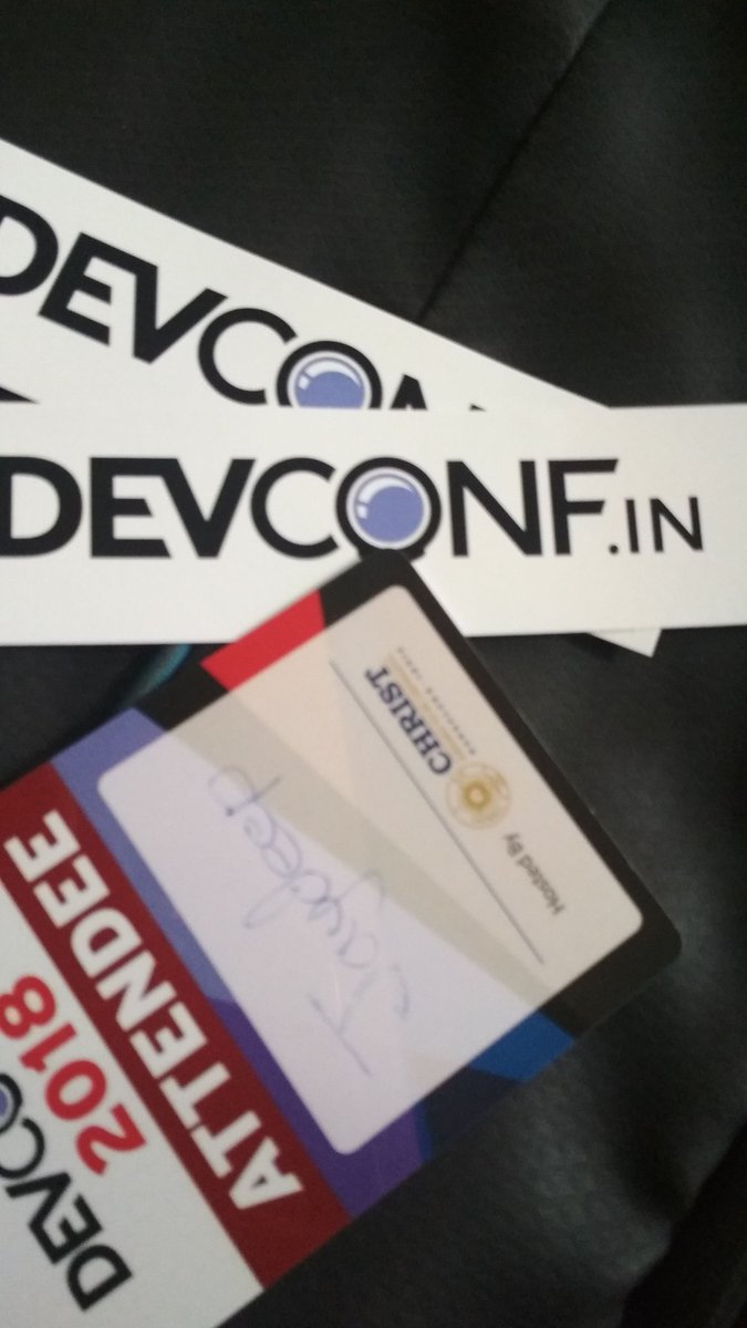 JaydeepGo's tweet image. First conf Sticker #devconf_in