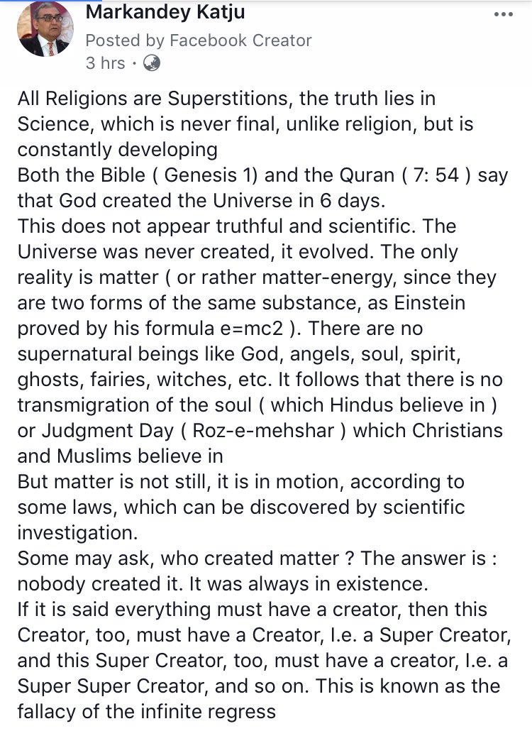 All Religions are Superstitions, the truth lies in Science