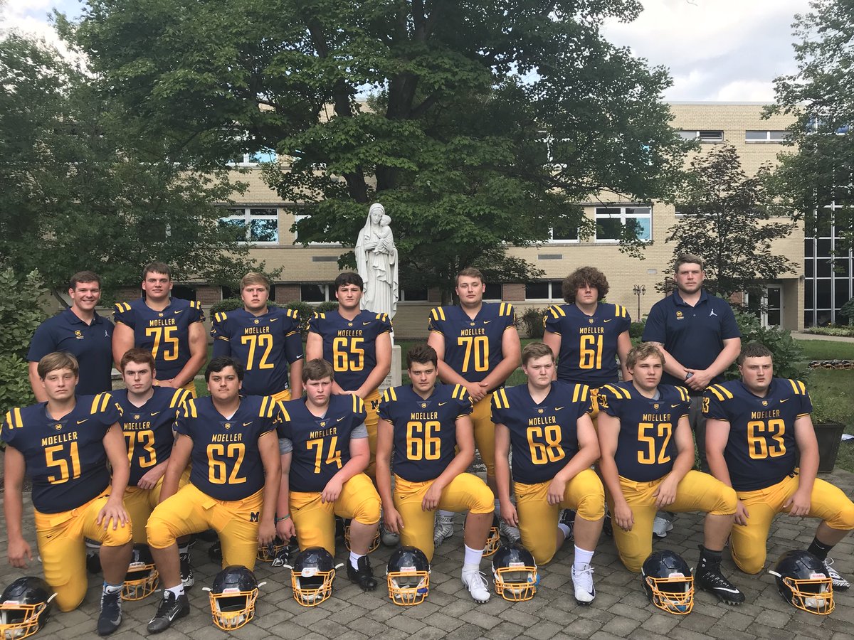 MBlum75's tweet photo. Beyond excited to be coaching a bunch of DUDES on the Moeller Offensive Line this season! #OLinePride #Sharks #ReMarkableMen @MoellerFootball @CZach23 @kylemalone2468 @StoneDixon1 @samstaples19 https://t.co/YOg9Imb0Me