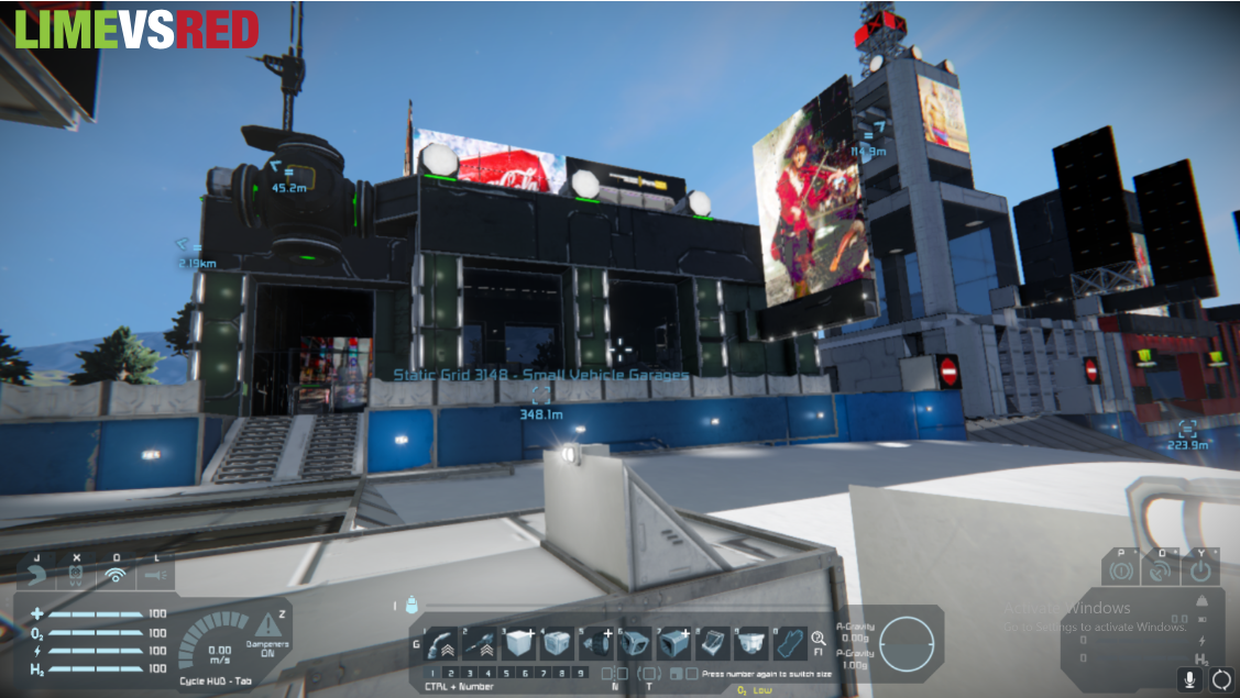 LimeVSRed's tweet photo. Well it's about time we got our sandbox on! This game is over-going some major changes right now and the online updates are a game-changer for this BETA. The lucky winner is of course @SpaceEngineersG ! Here's a little something we've been working on today... https://t.co/z16NQfAlHH