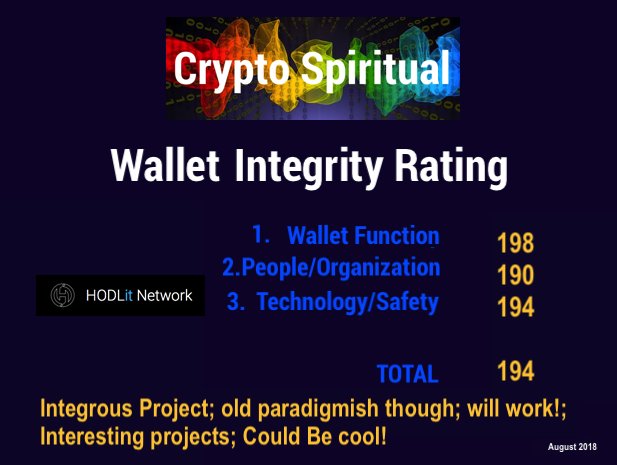 CryptoSpiritual's tweet image. New #CryptoSpiritual Integrity Rating Available! #CryptoTokenRating for #HODLIT - explanation in #CryptoSpiritualEnergyUpdate : youtu.be/DVG70Lng980