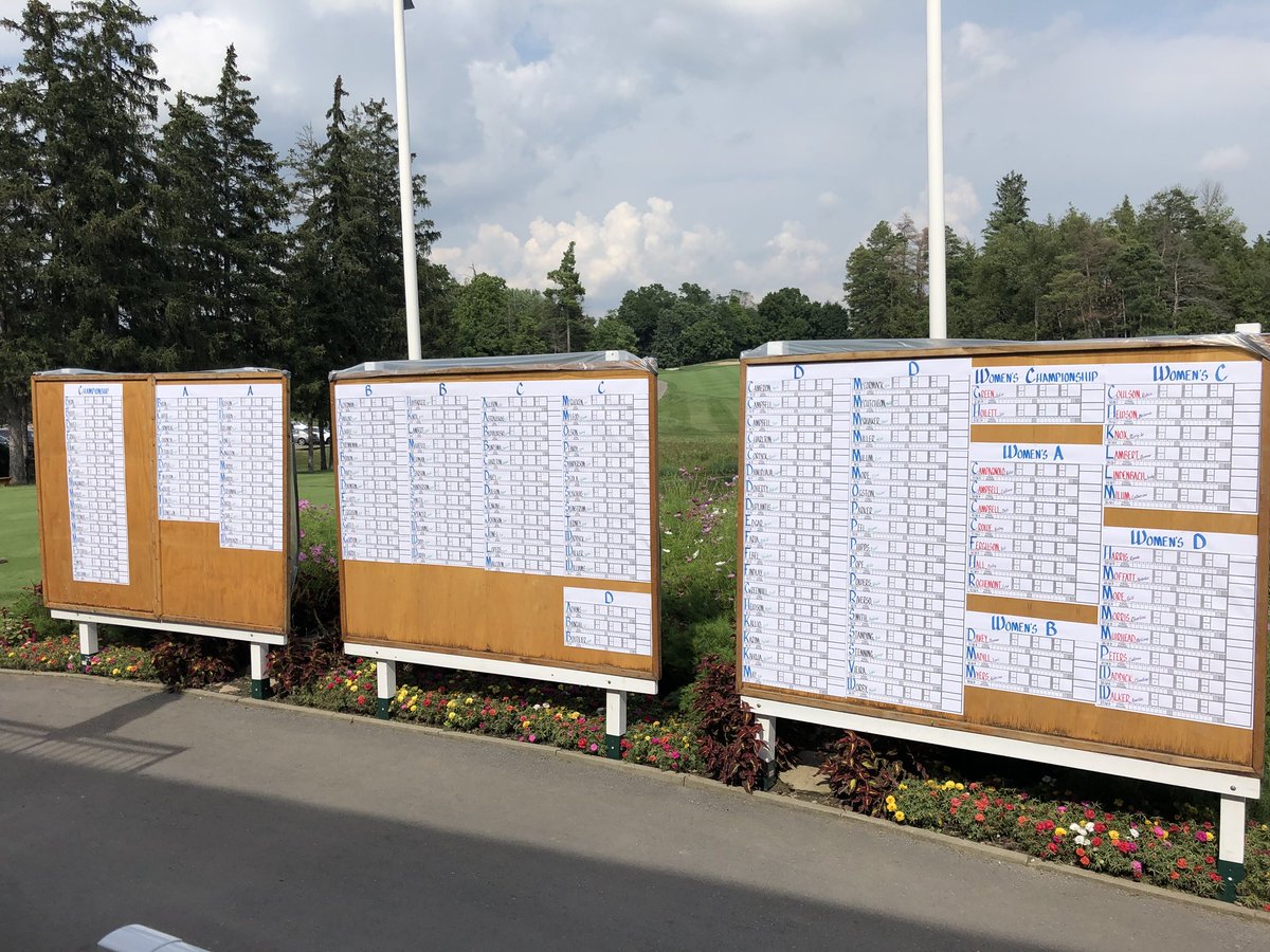 NorthHaltonGolf's tweet photo. Scoresheets are up!  2018 Club Championship Weekend is here. https://t.co/aVais9Wx8z