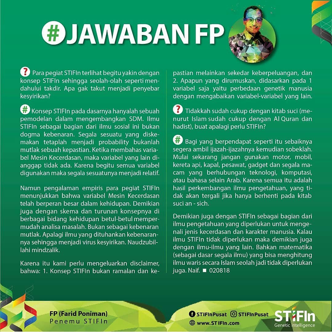 stifiner's tweet image. #STIFIn #TesSTIFIn #TesSidikJari #TesSidikJariSTIFIn #TesBakat #TesKepribadian 

Hub. WA 0856 4591 8991

#STIFINsurabaya #STIFINsidoarjo #STIFINgresik #STIFINmojokerto #STIFINmadiun #STIFINmagetan  #STIFINngawi #STIFINponorogo #STIFINnganjuk #STIFINjombang #STIFINpasuruan