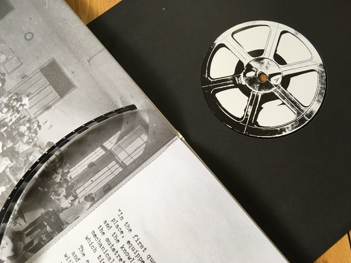 starkmary's tweet photo. Hooray! Industrial Folklore Tapes Vol.III Film as Fabric is now on sale. 10 inch record, 16mm photogram and 12 page machine sewn booklet. just about to stitch another batch! https://t.co/tVFFuQ7TO6 as featured in @thewiremagazine https://t.co/Sz5QgYICQi https://t.co/x0RyWJ5O6H
