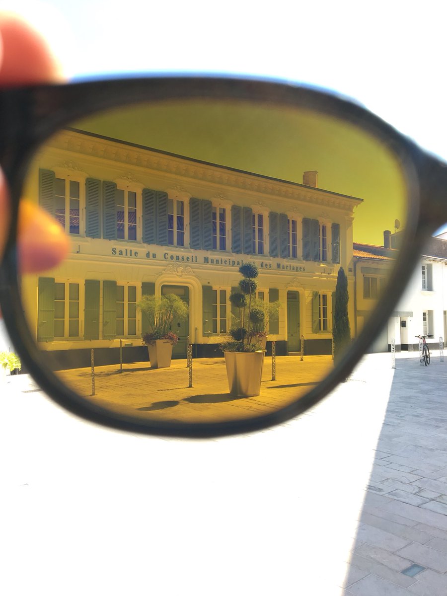 PaulAveline's tweet photo. Depuis que je porte les vieilles lunettes de soleil de ma mère j’ai l’impression de vivre dans un film de Jean-Pierre Jeunet. https://t.co/EvrOA4ichT