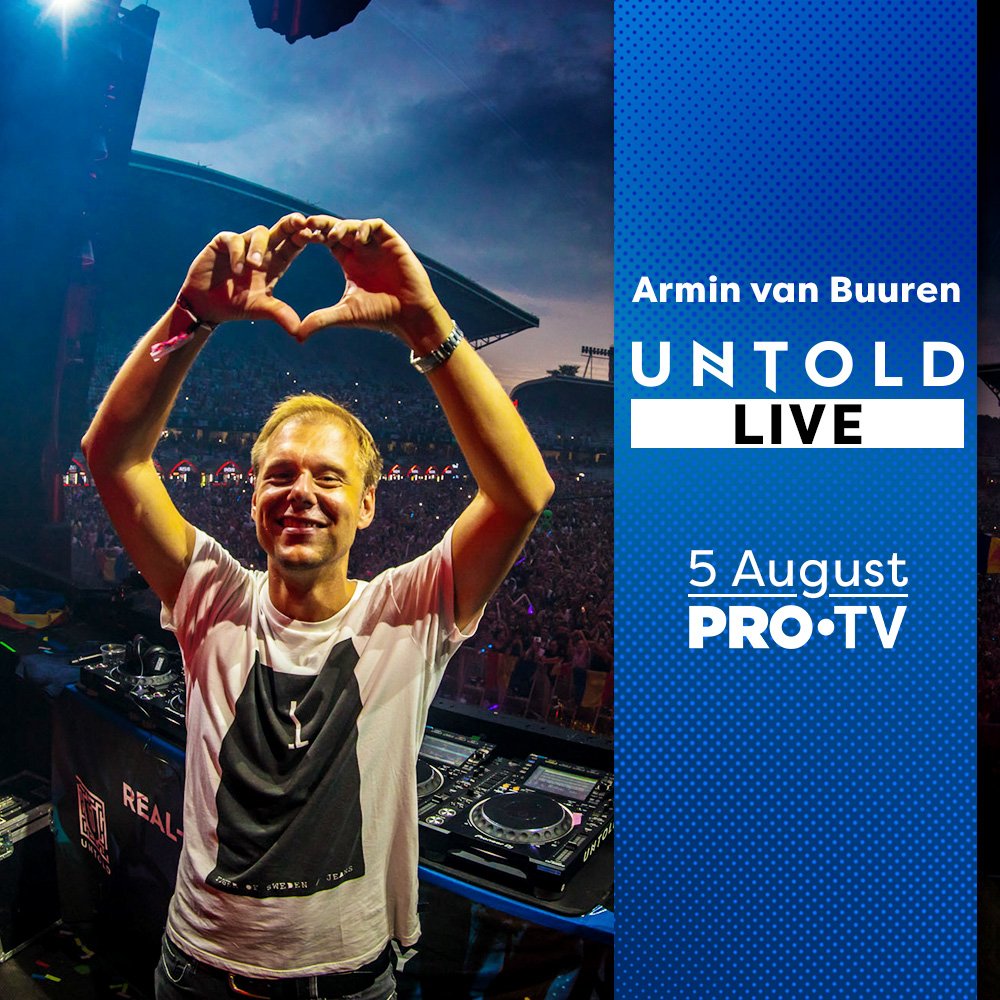 StirileProTV's tweet image. PRO TV transmite LIVE de la #Untold2018 concertul lui @arminvanbuuren  bit.ly/2n9PmZy
