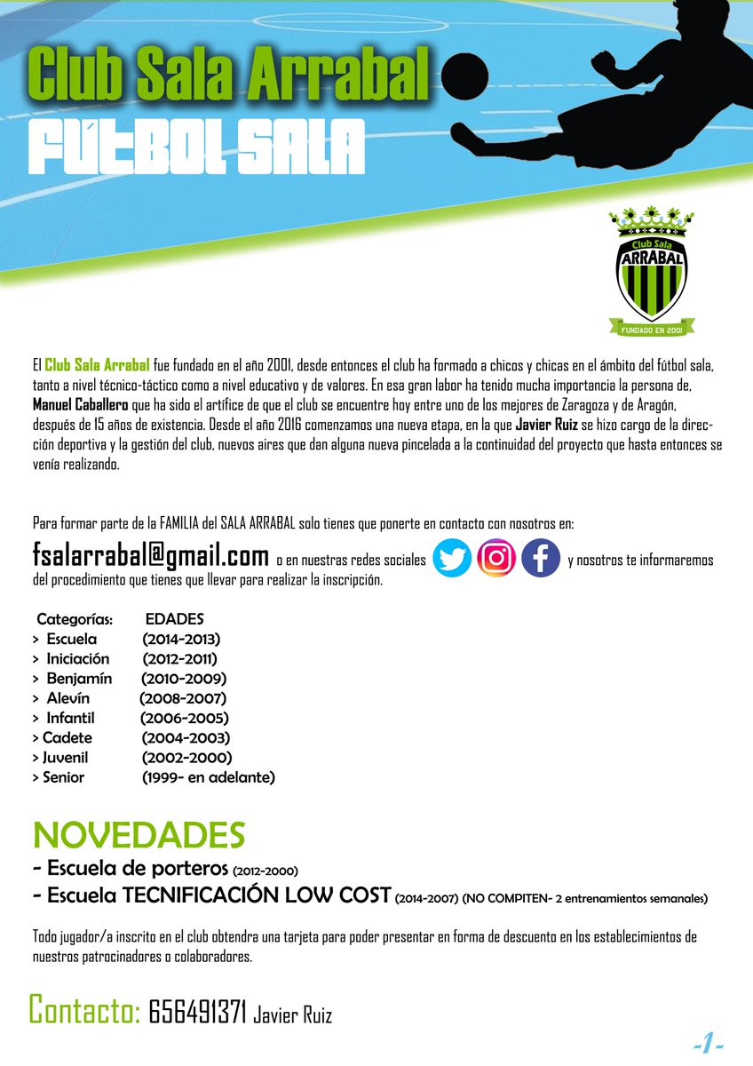 fu_ruiz's tweet photo. INFORMACIÓN TEMPORADA #2018-2019 @SalaArrabal  Comenzamos cargados de novedades, nuevos retos y muchas ilusiones,que iremos desvelando poco a poco, te lo vas a perder?? 
+ información o consulta ponte en contacto con nosotros a través de nuestro correo: fsalarrabal@gmail.com https://t.co/5X2ZWnwJfg