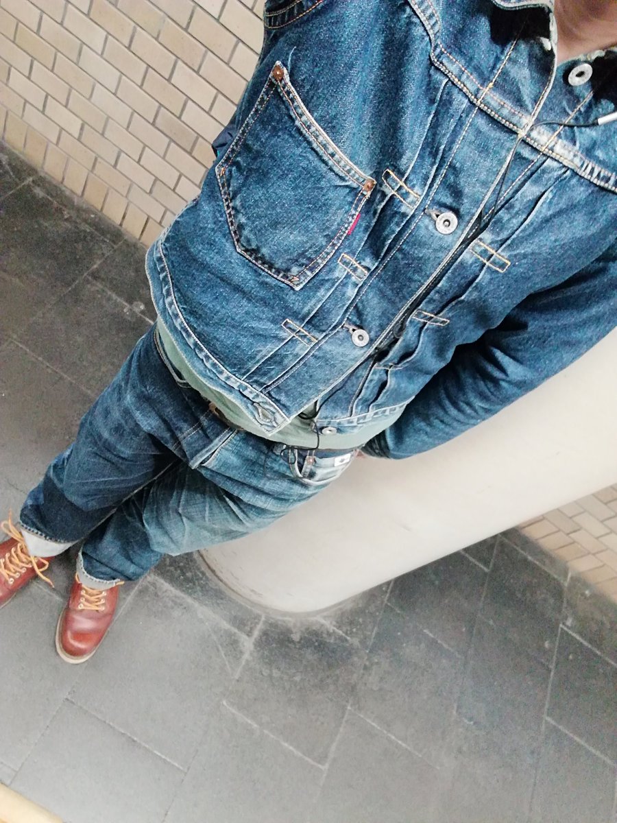 ibisa0721's tweet image. #このタグを見た人はお気に入りのデニムを貼り付ける

以前の画像ですが貼らしてもらいます＼(_ _)