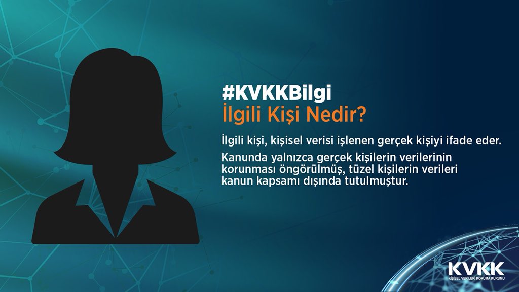 KVKKurumu's tweet photo. #KVKKbilgi
İlgili Kişi Nedir? https://t.co/QiszOsI2hH