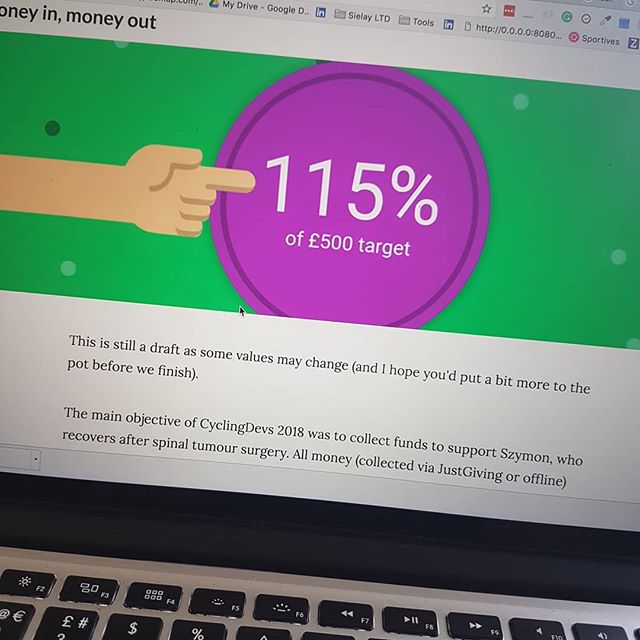 CyclingDevs's tweet photo. https://t.co/SsbD1348FC
 -  First revision of action summary. It's not over yet. But I want you to see what it takes to go this far. And we can go further. See at https://t.co/EhN1zhdlEk 
#trekking #fundraising #marathon #donate #disability #goodpeople #goodcause #walk #walking # https://t.co/ToUGYNeTlz