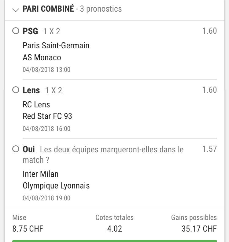 JeremyTips's tweet image. #CombinéDuJour Le risque se trouve sur Lens, possibilité de le faire sans et de combiné avec le Tennis.

Combiné Tennis dans un moment, restez connectez💥

#TeamParieurs #TeamParieur #ParionSport