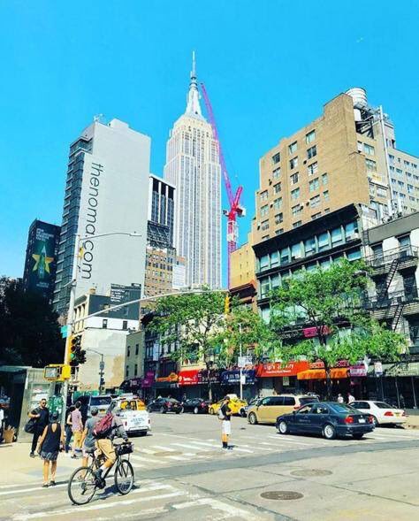 El Empire State Building visto desde el barrio de Chelsea ❤️🗽