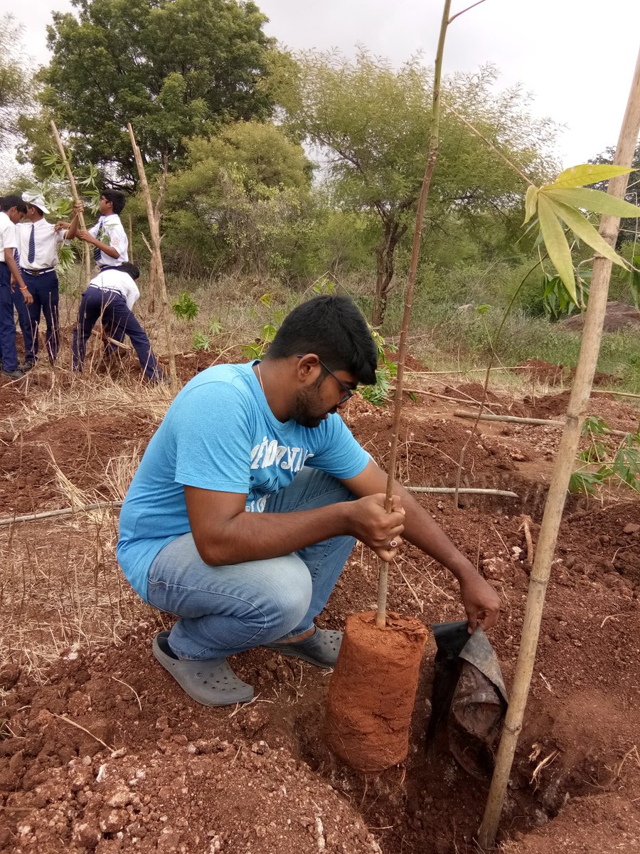 Rakshith1089's tweet photo. #ship2018 #activity3
#myhyderabad
#myresponsibility
As part of #HarithaHaram
It felt good today planting plantation thanks to @CommissionrGHMC @GHMCOnline
@GhmcSbm
@HarithaHaram
@swachhhyd
@musharraf_ias https://t.co/eTf9SaMBle