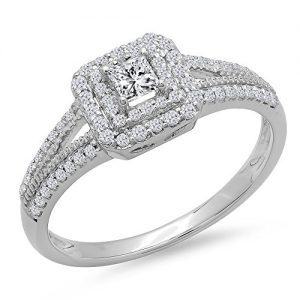 IDoRingz's tweet photo. Dazzlingrock Collection 0.50 Carat (ctw) 14K White Gold Princess &amp; Round Cut Diamond Halo Engagement Ring 1/2 CT (Size 7) https://t.co/E3QSL8nTiT https://t.co/cMacQMv6jv