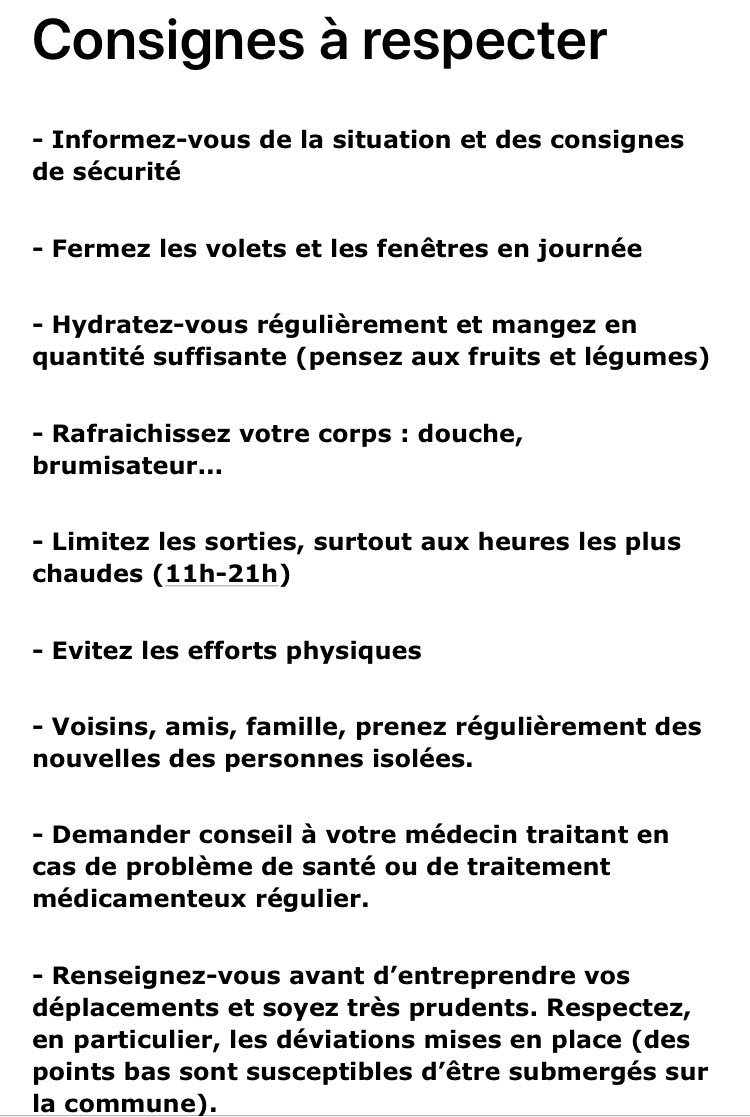 On ne le répétera jamais assez en période de fortes chaleurs #Canicule hydratez-vous bien et protégez-vous du soleil Veillez sur les plus fragiles #Prévention  @JP_RICO_PEROLS <a href="/VillePerols/">Ville de Pérols</a> <a href="/Xavier_Mirault/">XavierMirault Pérols</a> <a href="/samira_salomon/">Salomon Samira🌺🐝🌼</a>