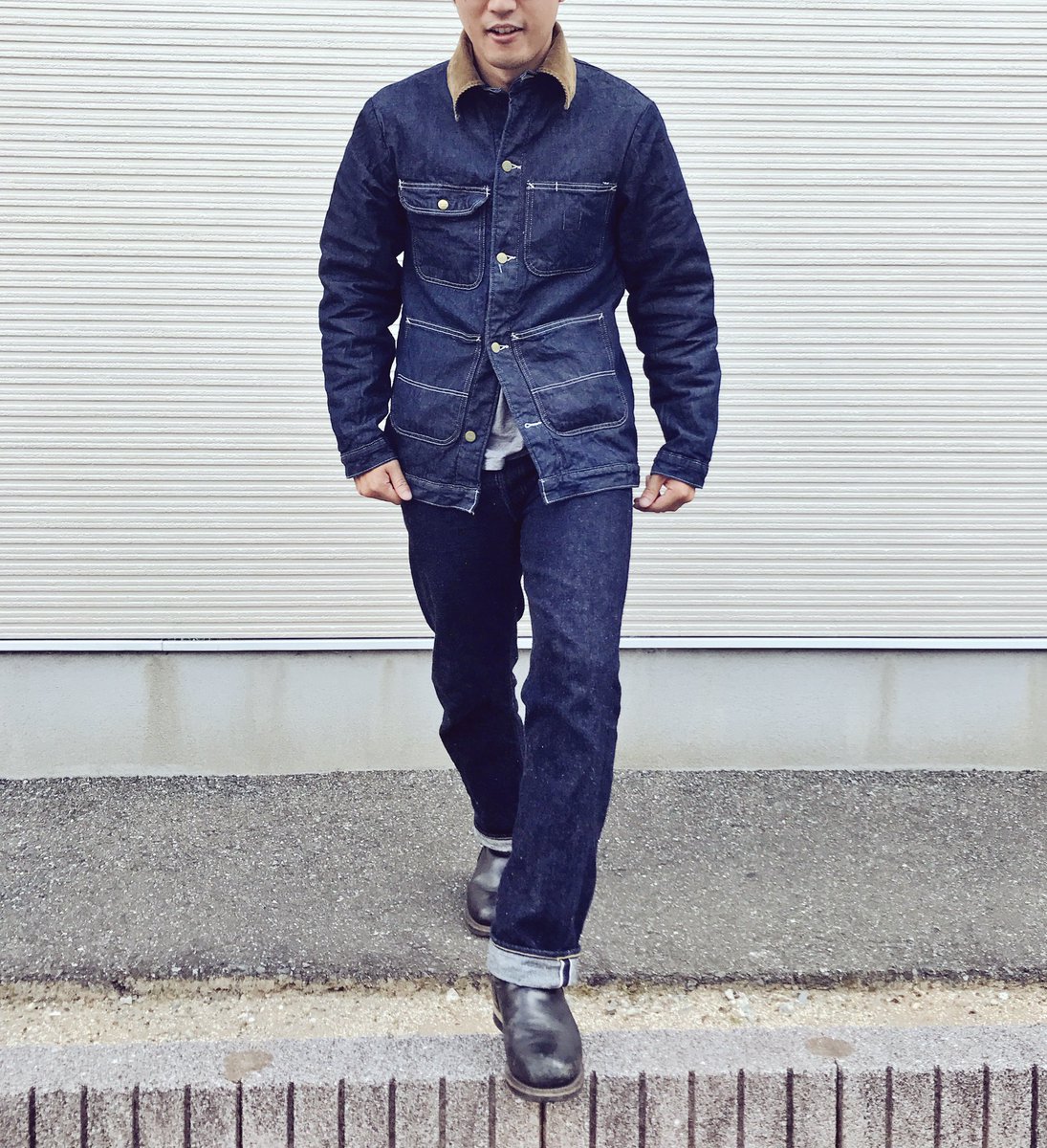 sni_the_3rd's tweet image. やっぱり
コーンデニムのカバーオールと
ウェアハウスの大戦モデル
#このタグを見た人はお気に入りのデニムを貼り付ける