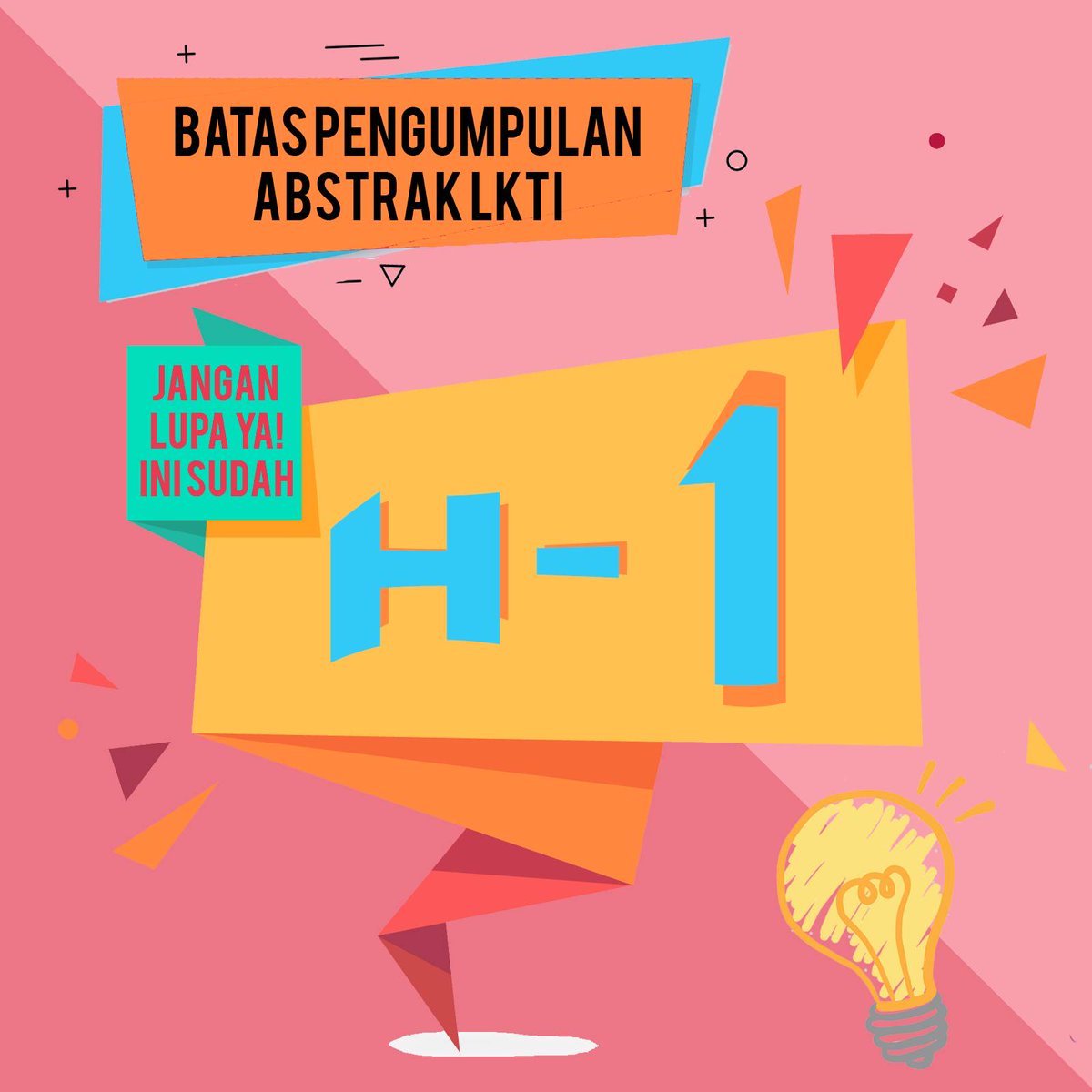📣ATTENTION FOOD FIGHTERS📣

Kami ingatkan bahwa PENGUMPULAN ABSTRAK SFCC 2018 TUTUP  SATU HARI LAGI!! 😲

Buat kalian yang mau mengumpulkan, langsung aja kirim FORMULIR DAN ABSTRAK kalian ke sfcchimfest@gmail.com dan konfirmasi ke 087765020333 (Fransiska Dewi) 😊