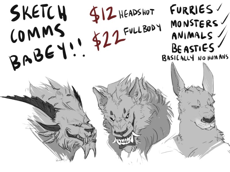 taking ~5 slots for sketch comms. DM me & check my header to see if i'm still open. will draw armor but no weapons. expect +$ for complex designs. cheers. 