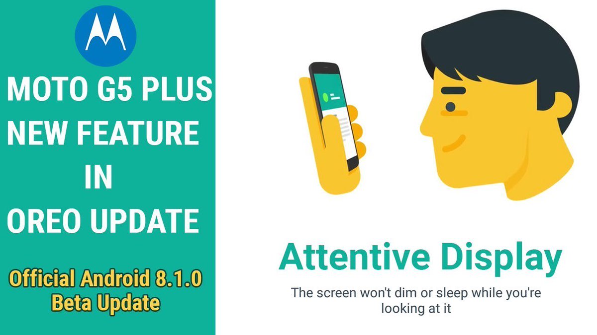 AndroidMember's tweet photo. Moto G5 Plus Android 8.1 Oreo Beta has a new caller called Attentive Display | Watch the Review : https://t.co/ZqeEnMeNGv
@moto @FansMotorola @motorolaindia
#AttentiveDisplay #MotoDisplay
#MotoG5Plus #motog5plusoreo
#Android #oreo #SoakTest https://t.co/TGePbfVHT1