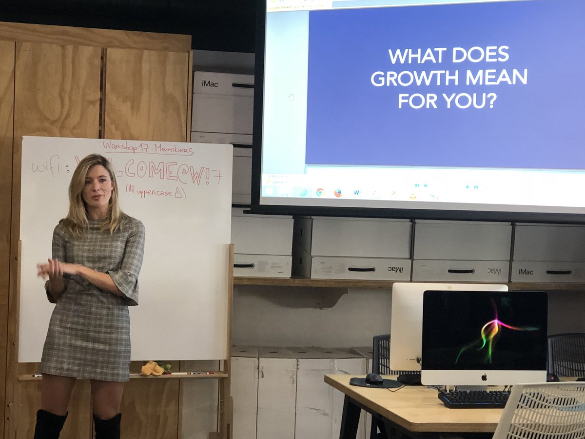It’s Day 2 of the @SheLovesTechOrg Hackathon hosted by @OyaVenture & @wethinkcode. Our first speaker of the day is Lauren Dallas, founder of the #GrowthAcademy & #FutureFemales, who is speaking about Growth Marketing. #shelovestech #havkathon #ReCodeYourFuture