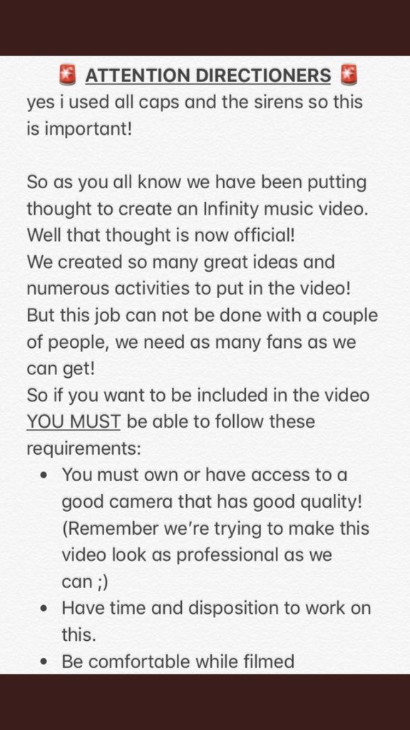 1d_promoting's tweet image. Here are more information about how you can join the MV project.

If you don’t want to be in the video you can always retweet so other people get the chance to be in :)

This is just one way to contribute, there will be many other ways soon!

All the love &amp;lt;3

#ProjectInfinity