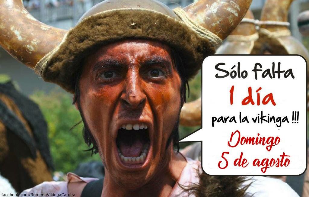 VIKINGOS ¡¡¡ Solo falta un día !!!

RT si vas a venir mañana a la Romería Vikinga de Catoira :)

#RomeríaVikinga #Catoira
