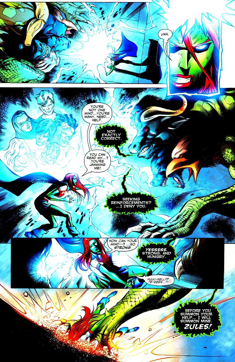 Hinting throughout multiple runs during the Teen Titans (2006) run, Miss Martian was a very powerful telepath.